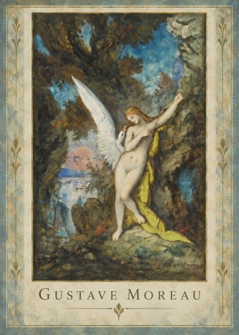 Gustave Moreau Leda and the Swan No5 - Póster
