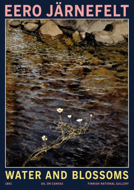 Eero Järnefelt Water and Blossoms No2 - Póster