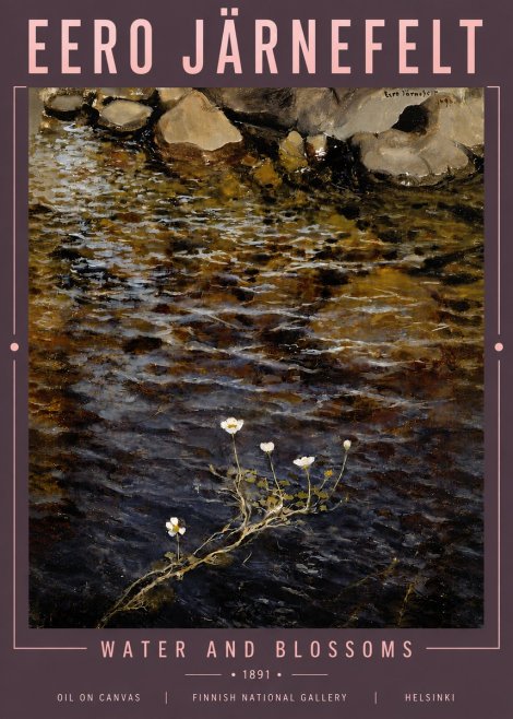 Eero Järnefelt Water and Blossoms No5 - Póster
