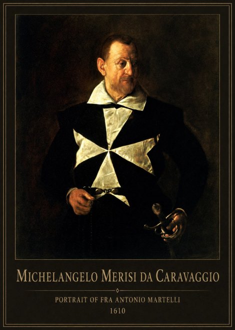 Michelangelo Merisi da Caravaggio Portrait of Fra Antonio Martelli No1 - Póster