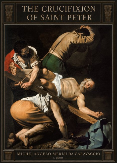 Michelangelo Merisi da Caravaggio The Crucifixion of Saint Peter IV No3 - Póster