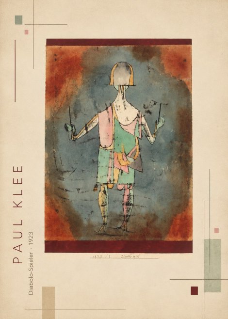 Paul Klee Diabolo-spieler No2 - Póster