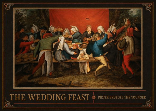 Pieter Bruegel The Wedding Feast No2 - Póster