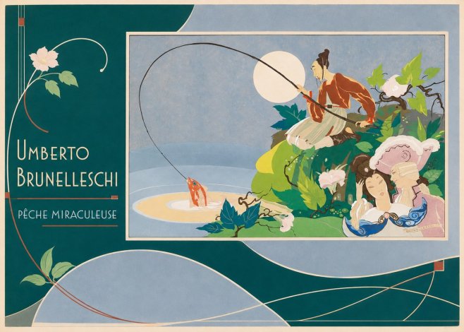 Umberto Brunelleschi Pêche Miraculeuse No2 - Póster