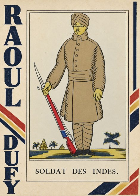 Raoul Dufy Soldat Des Indes. No4 - Póster
