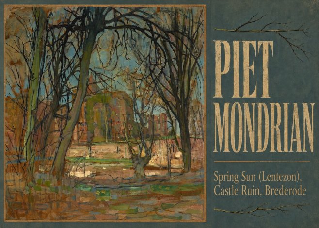 Piet Mondrian Spring Sun (Lentezon), Castle Ruin, Brederode No5 - Póster