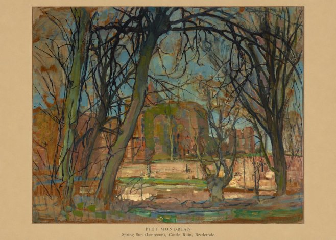 Piet Mondrian Spring Sun (Lentezon), Castle Ruin, Brederode No6 - Póster
