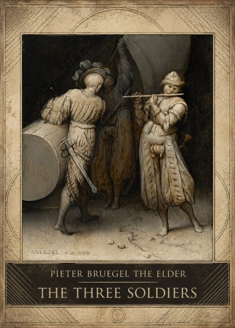 Pieter Bruegel The Three Soldiers No3 - Póster