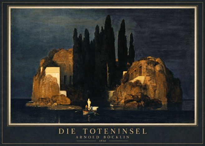 Arnold Böcklin Die Toteninsel VI No1 - Póster