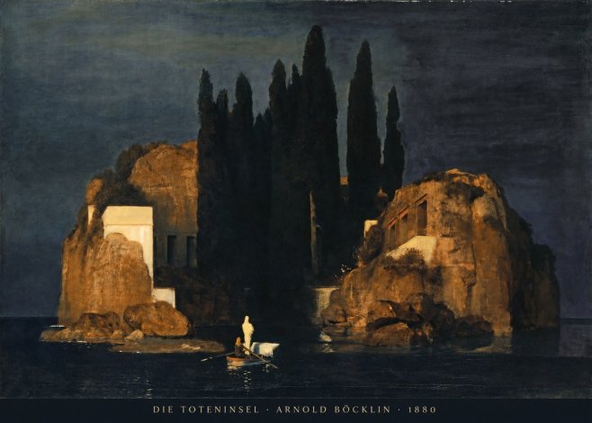 Arnold Böcklin Die Toteninsel VI No2 - Póster