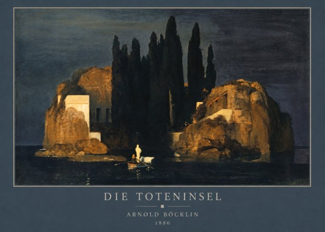 Arnold Böcklin Die Toteninsel VI No3 - Póster