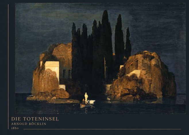 Arnold Böcklin Die Toteninsel VI No4 - Póster