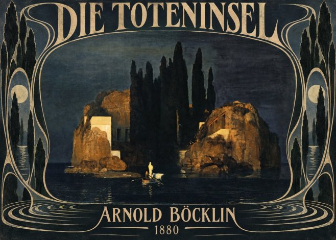 Arnold Böcklin Die Toteninsel VI No6 - Póster