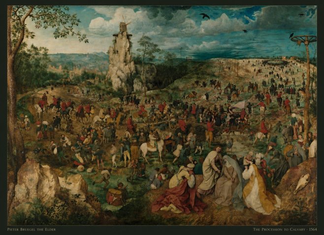 Pieter Bruegel The Processsson to Calvary No5 - Póster