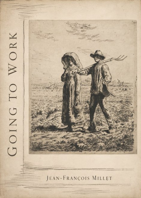 Jean-François Millet Going to Work No2 - Póster