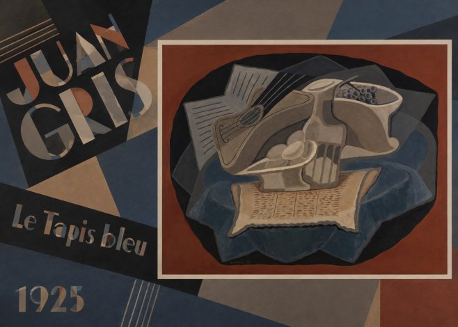 Juan Gris Le Tapis Bleu No3 - Póster