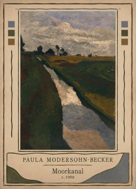 Paula Modersohn-Becker Moorkanal No2 - Póster
