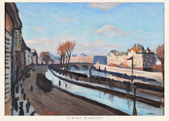 Albert Marquet Le Pont-neuf No6 - Póster