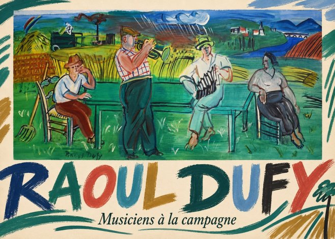 Raoul Dufy Musiciens À La Campagne No5 - Póster