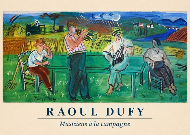 Raoul Dufy Musiciens À La Campagne No6 - Póster