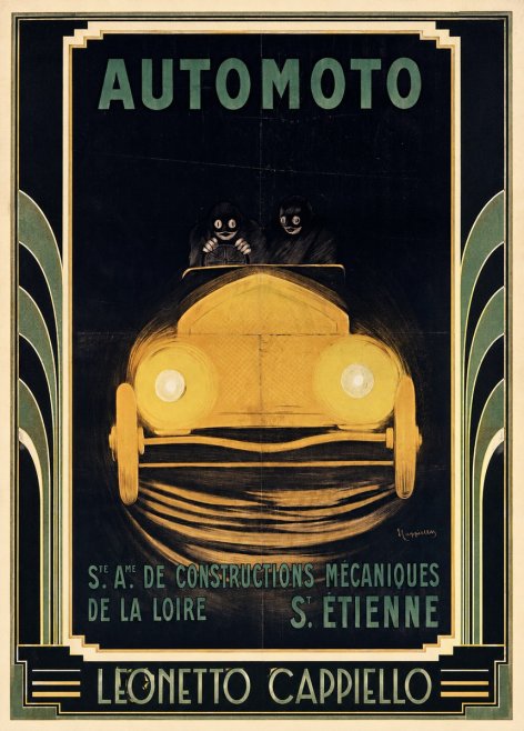 Leonetto Cappiello Automoto No1 - Póster