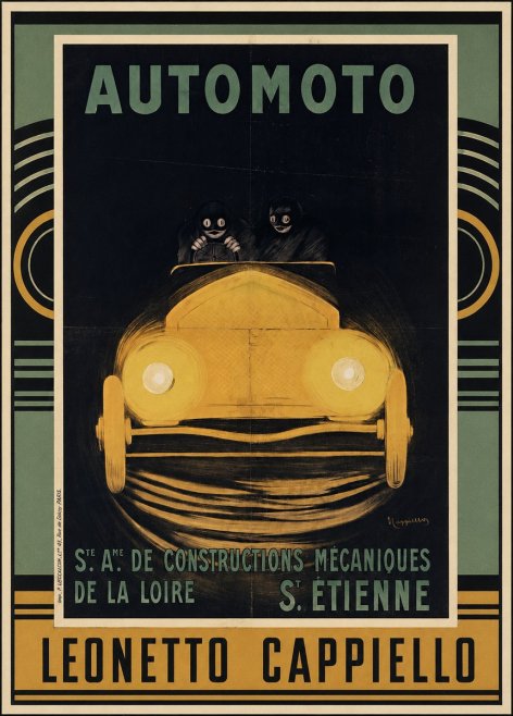 Leonetto Cappiello Automoto No3 - Póster