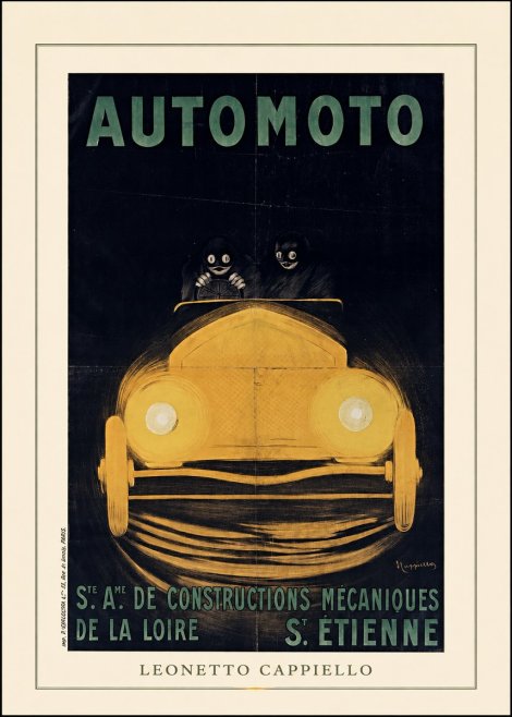Leonetto Cappiello Automoto No4 - Póster