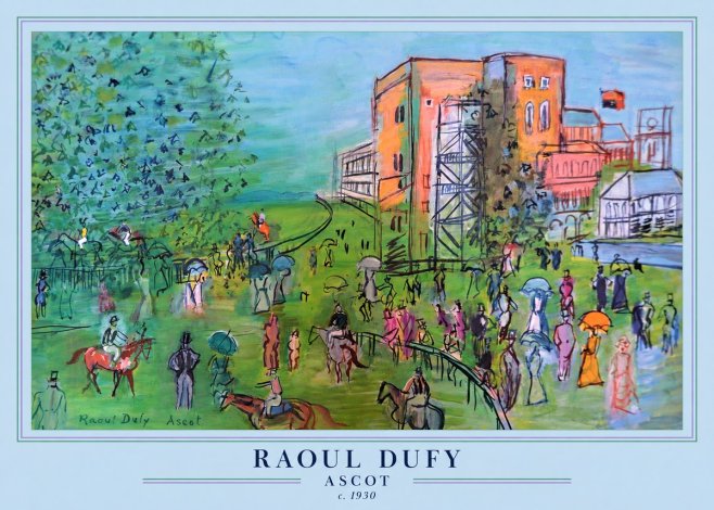 Raoul Dufy Ascot C. 1930 II No4 - Póster