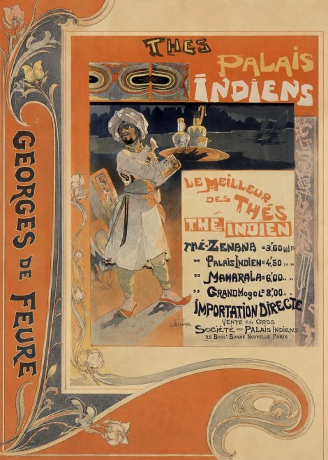 Georges de Feure Palais Indiens No2 - Póster