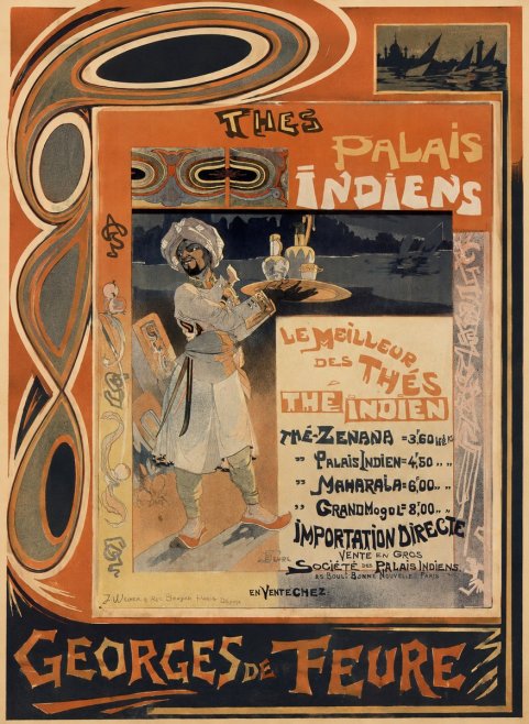 Georges de Feure Palais Indiens No5 - Póster
