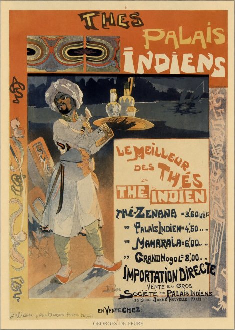 Georges de Feure Palais Indiens No6 - Póster