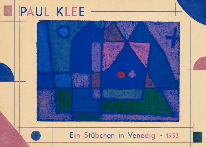 Paul Klee Ein Stübchen in Venedig No3 - Póster