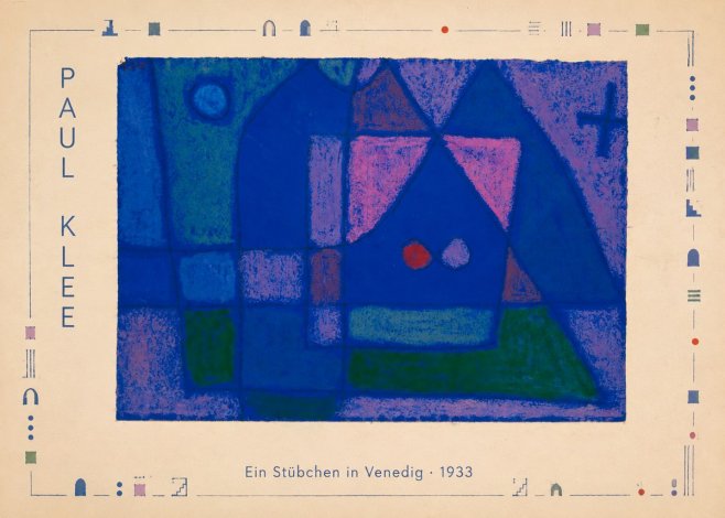 Paul Klee Ein Stübchen in Venedig No4 - Póster