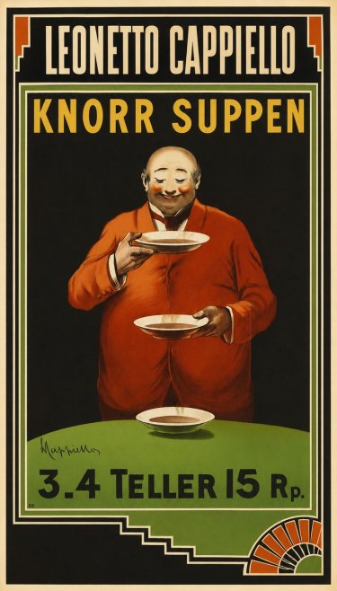 Leonetto Cappiello Knorr Suppen No1 - Póster