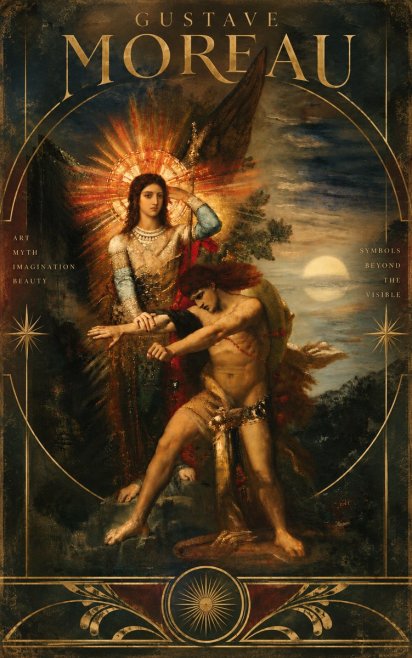 Gustave Moreau The Archangel Michael No6 - Póster