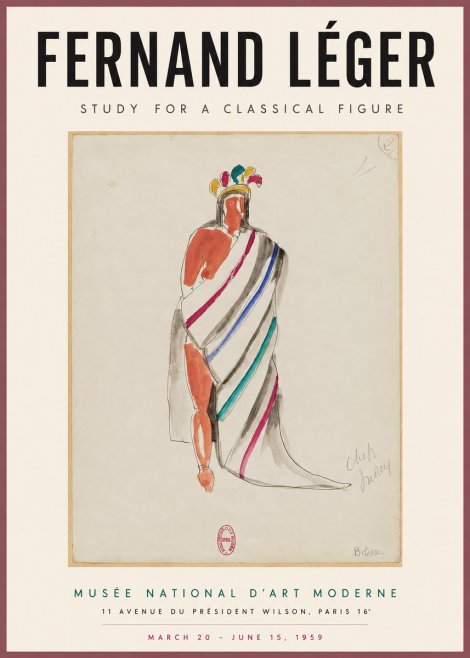 Fernand Léger Chefs Indiens No2 - Póster