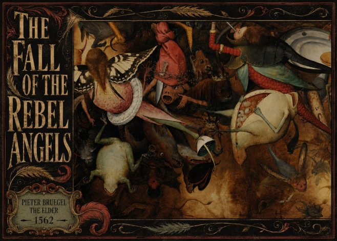 Pieter Bruegel The Fall of the Rebel Angels V No4 - Póster