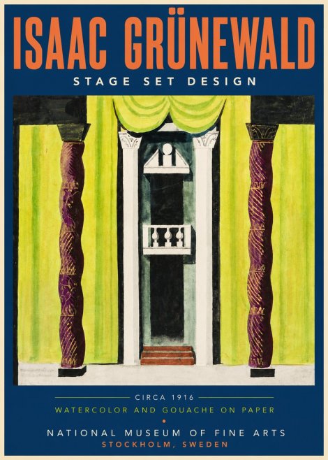 Isaac Grünewald Stage Set Design No5 - Póster