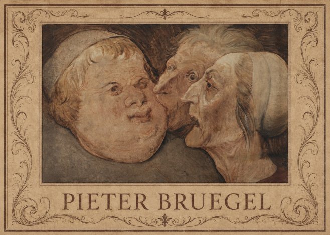 Pieter Bruegel Three Grotesque Heads No1 - Póster