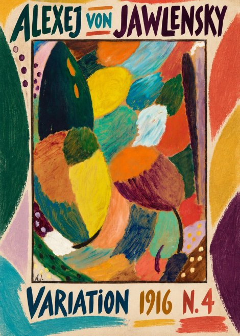 Alexej von Jawlensky Variation 1916 N.4 No1 - Póster