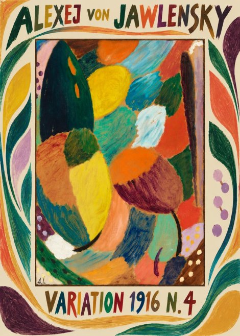 Alexej von Jawlensky Variation 1916 N.4 No3 - Póster
