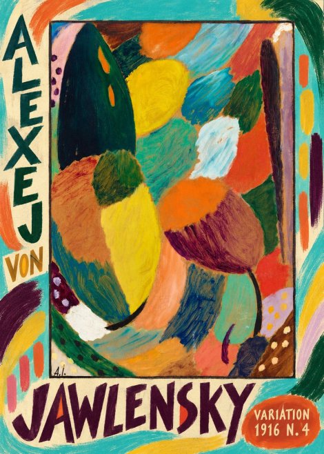 Alexej von Jawlensky Variation 1916 N.4 No6 - Póster