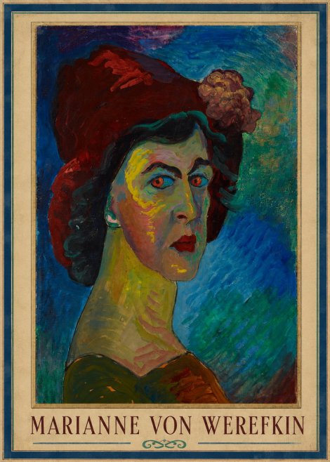 Marianne von Werefkin Self-portrait No1 - Póster