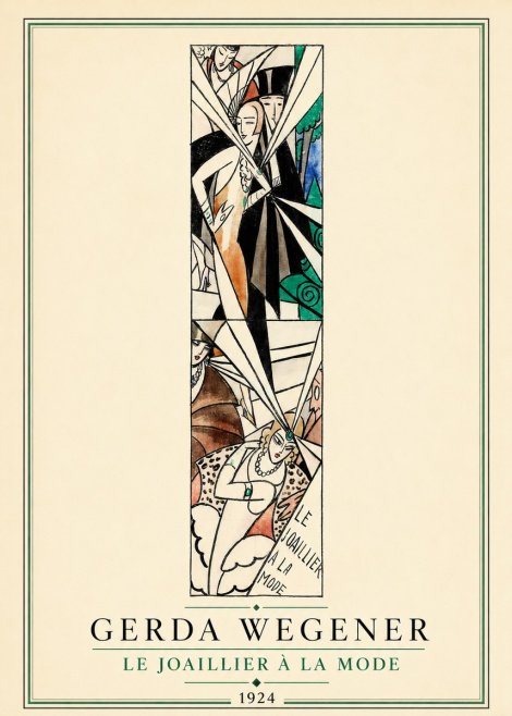 Gerda Wegener Le Joaillier À La Mode No4 - Póster