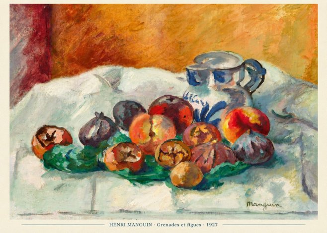 Henri Manguin Grenades Et Figues No6 - Póster