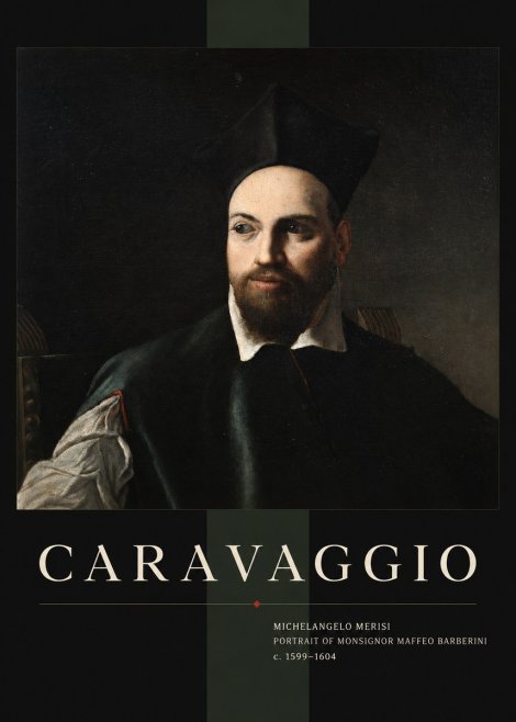 Michelangelo Merisi da Caravaggio Portrait of Monsignor Maffeo Barberini No4 - Póster