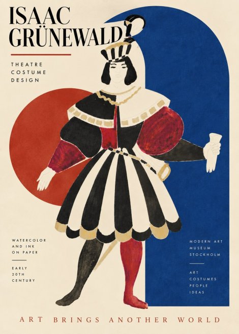 Isaac Grünewald Costume Design XI No5 - Póster