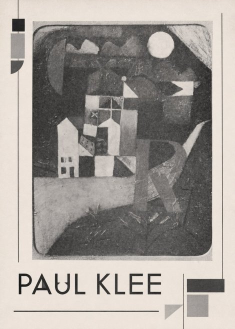 Paul Klee Village in the Mountains No1 - Póster