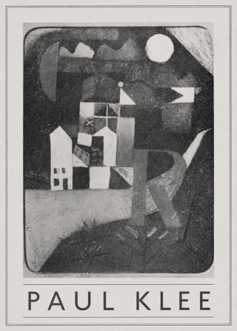 Paul Klee Village in the Mountains No5 - Póster