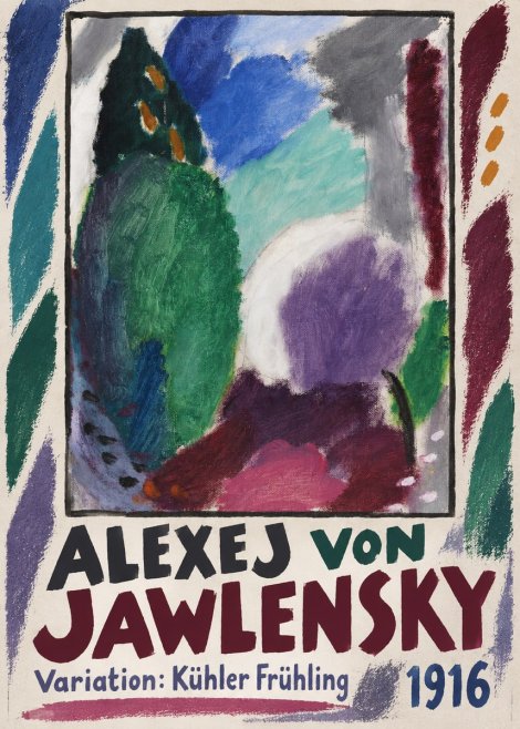 Alexej von Jawlensky Variation: Kühler Frühling No4 - Póster
